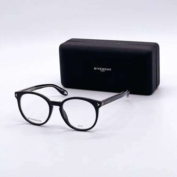 GIVENCHY Women’s GV0058 Black Frames Optical Eyeglasses NIB Givenchy GV50048I Black Pearl Cat Eye Frames – Designer Daydream main image 2